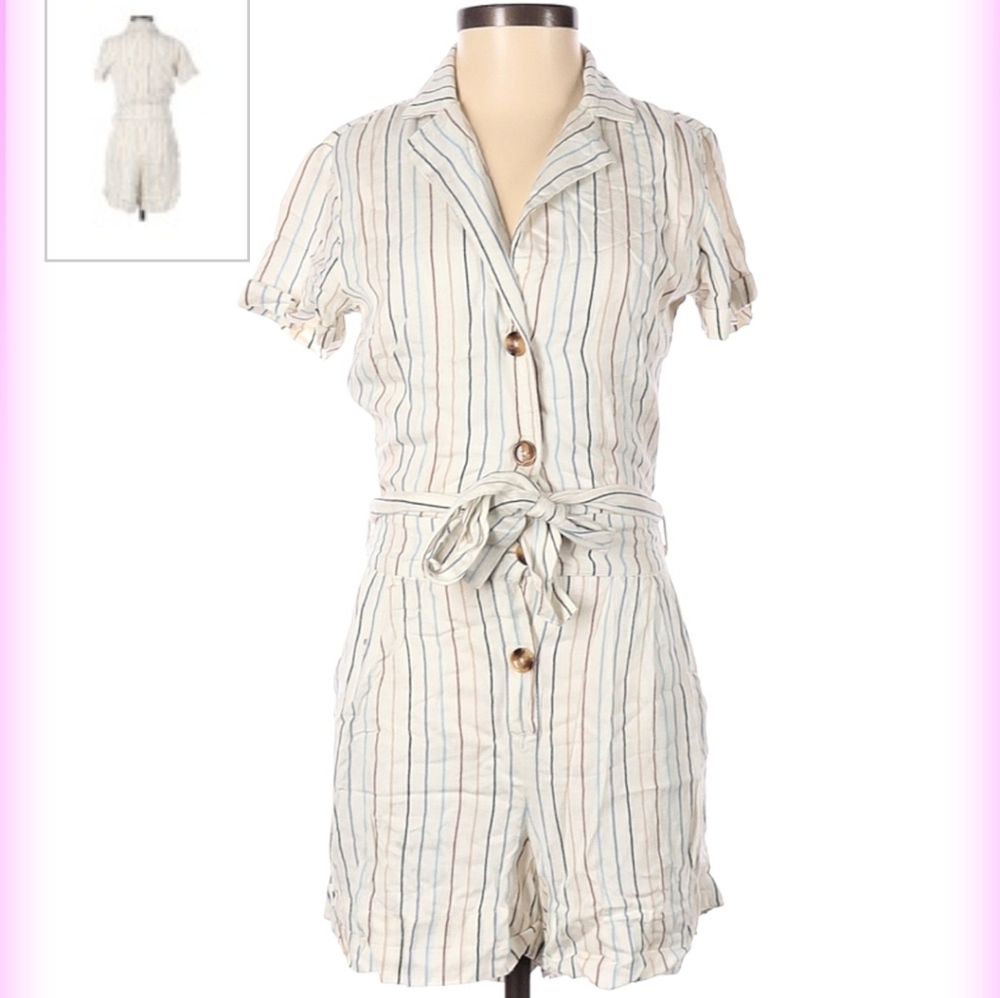 Harper Heritage Striped Romper onesie multicolor